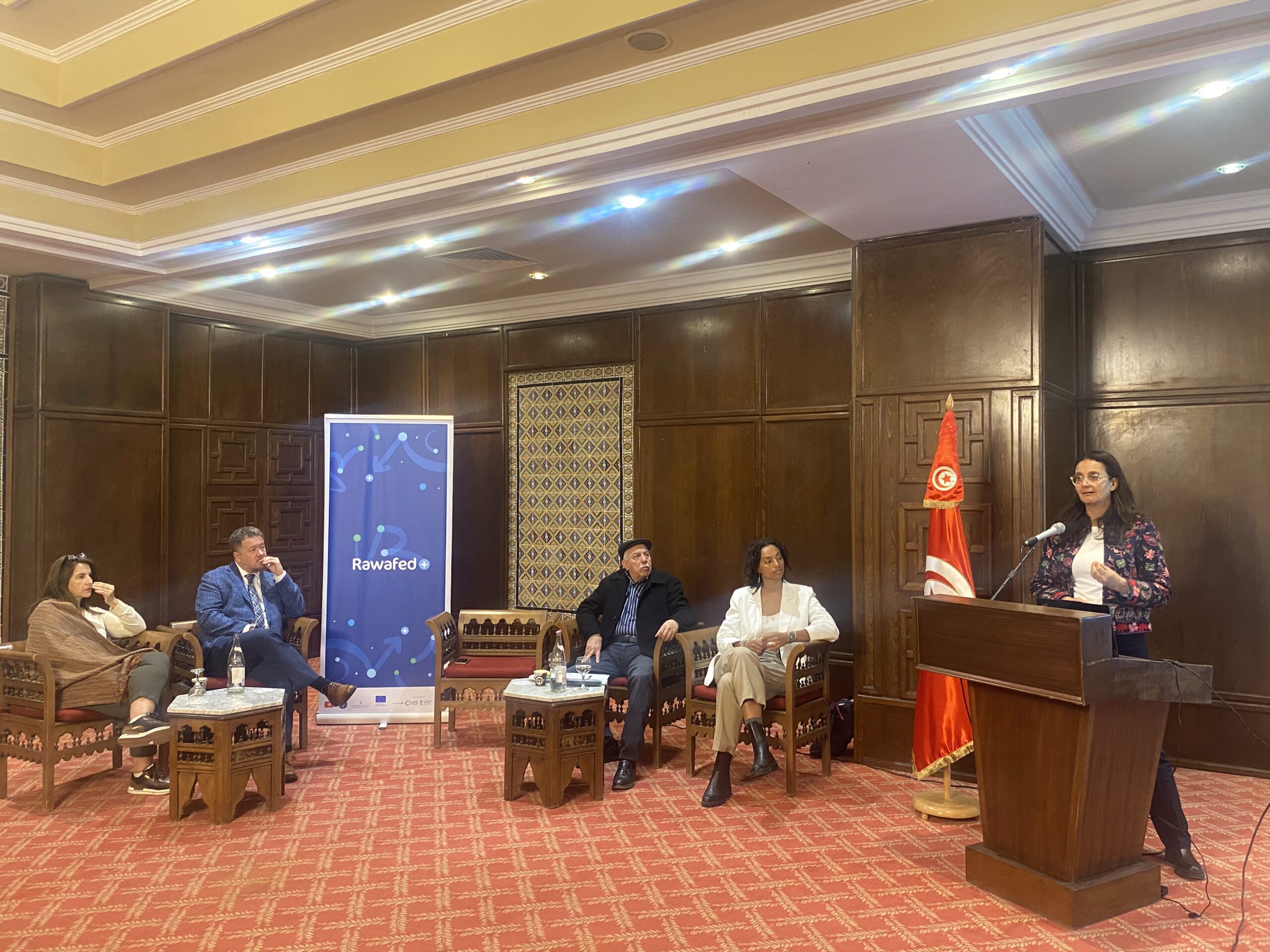 La caravane Rawafed+ × BEI : le financement de la relance économique à la rencontre des régions